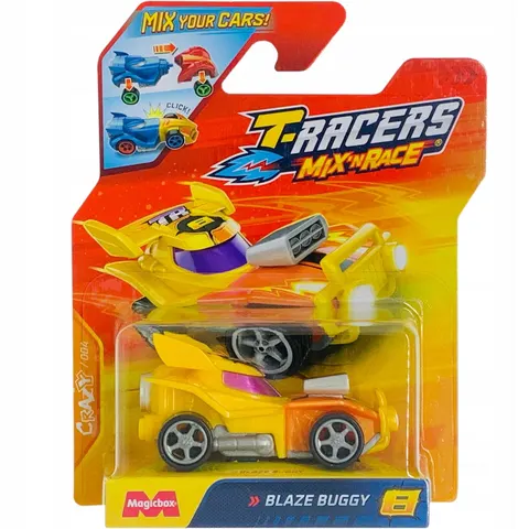 T-Racers 2.0 Mix 'N Race Magic Box Crazy 004 Samochód Pojazd Blaze Buggy 8