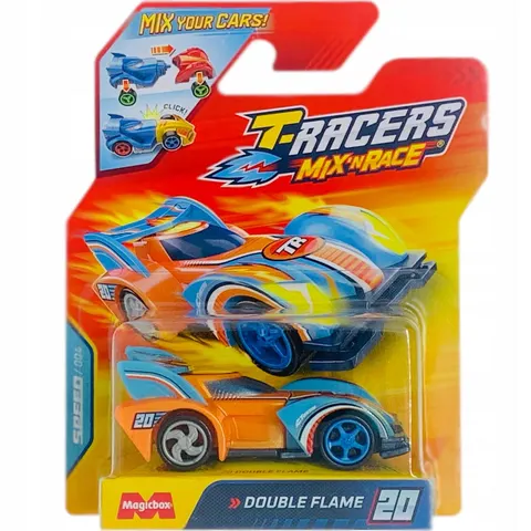 T-Racers 2.0 Mix 'N Race Magic Box Speed 004 Auto Pojazd Double Flame 20