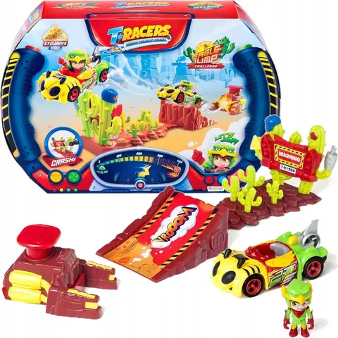 T-Racers Turbo Tuning Teams Eagle Jump Challenge Zestaw Kaskaderski Skok