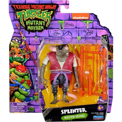 Wojownicze Żółwie Ninja Mutant Mayhem Figurka Master Sensei Splinter