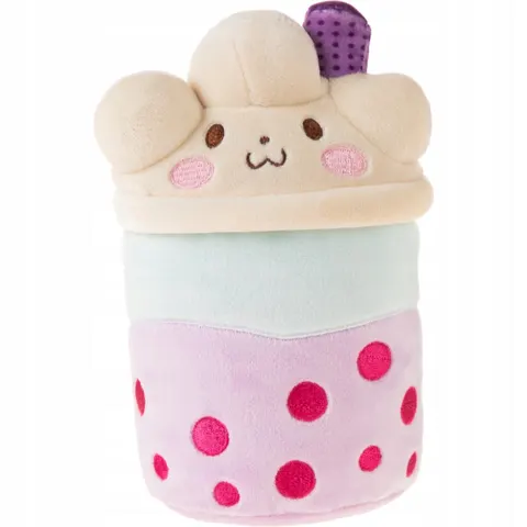 Bubble Tea Bąblusie Miękka Maskotka Pluszowa Plusz Borówkowy Pudelek 21cm