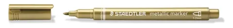 Marker metaliczny złoty 1-2 mm, Staedtler