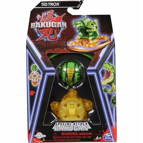 Bakugan 3.0 Special Attack Spin Master Figurka Green Zielony Misfit Trox