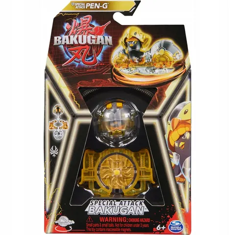Bakugan 3.0 Special Attack Spin Master Kula Figurka Diamond Avian Pen-G