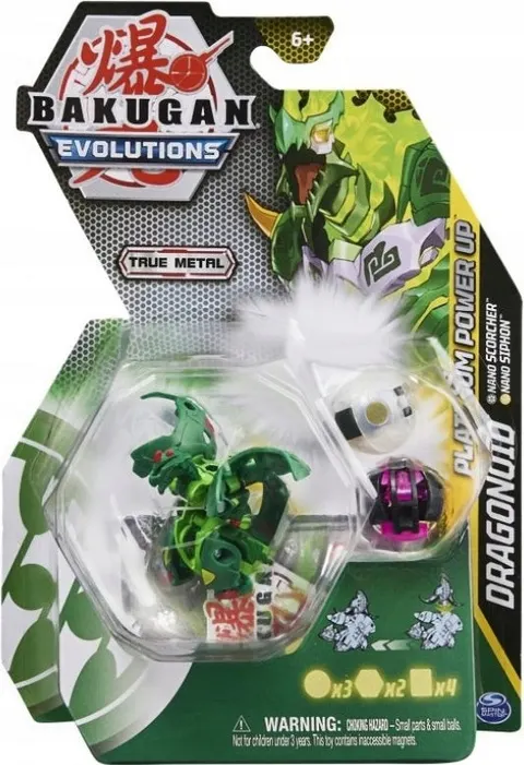 Bakugan Evolutions Platinum Metal Dragonoid Siphon