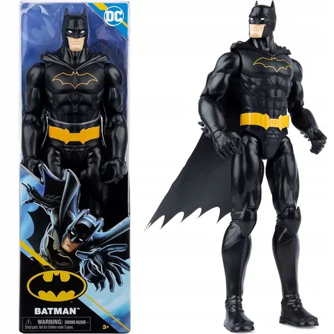 Batman DC Comics Oryginalna Ruchoma Figurka Akcji Black Czarny Batman 30cm