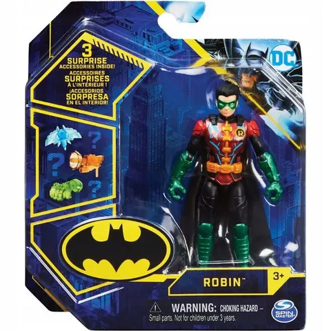 DC Batman Ruchoma Figurka Robin 10cm + Akcesoria