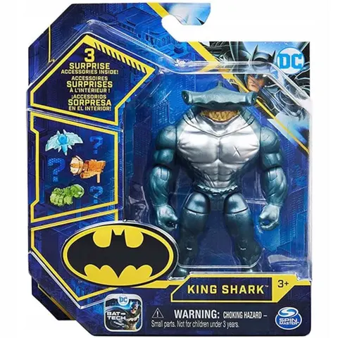 DC Comics Batman Ruchoma Figurka King Shark 10cm