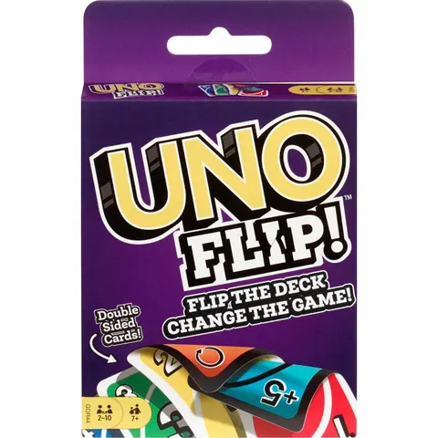 Gra Karciana Unoflip! Mattel Games Gra Logiczna Rodzinna Towarzyska