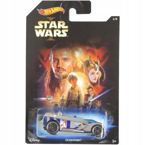 Hot Wheels Star Wars i the Phantom Menace Mroczne Widmo Gearonimo 1/8