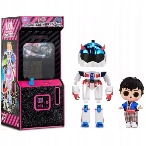 Lol Surprise! Arcade Heroes Boys Mga Lalka + Akcesoria Fan Boy - Atomic