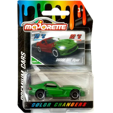 Majorette Color Changers Auto Dodge Srt Viper 1:64