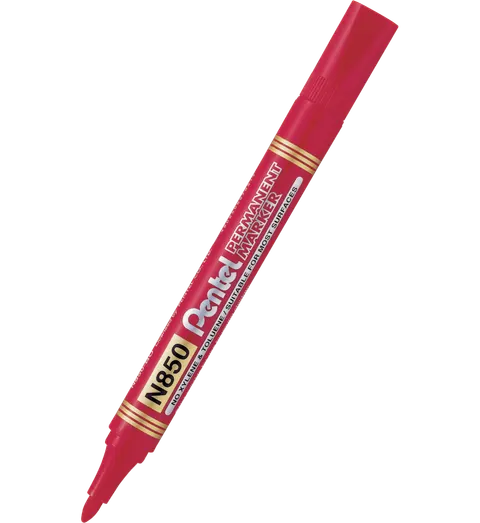 Marker permanentny Pentel N850 czerwony