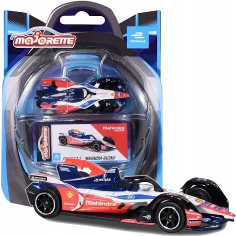 Majorette Samochód Bolid Wyścigowy Formuła Formula-E Mahindra Racing 1:64