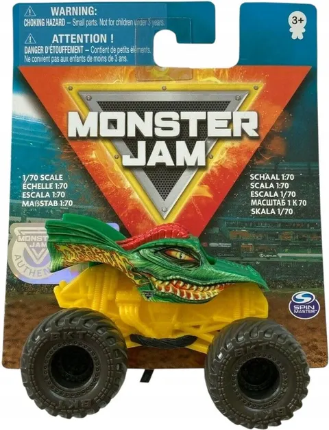 Monster Jam Truck 1:70 Auto Terenowe Dragon