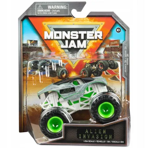 Monster Jam Truck Auto Terenowe Spin Master Seria 31 Alien Invasion 1:64