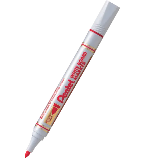 Marker suchościeralny do tablic czerwony Pentel 1,9 mm MW85