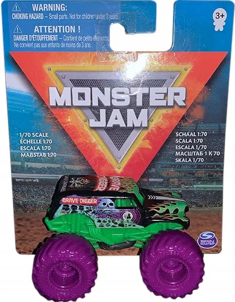 Monster Jam Truck 1:70 Auto Terenowe Grave Digger
