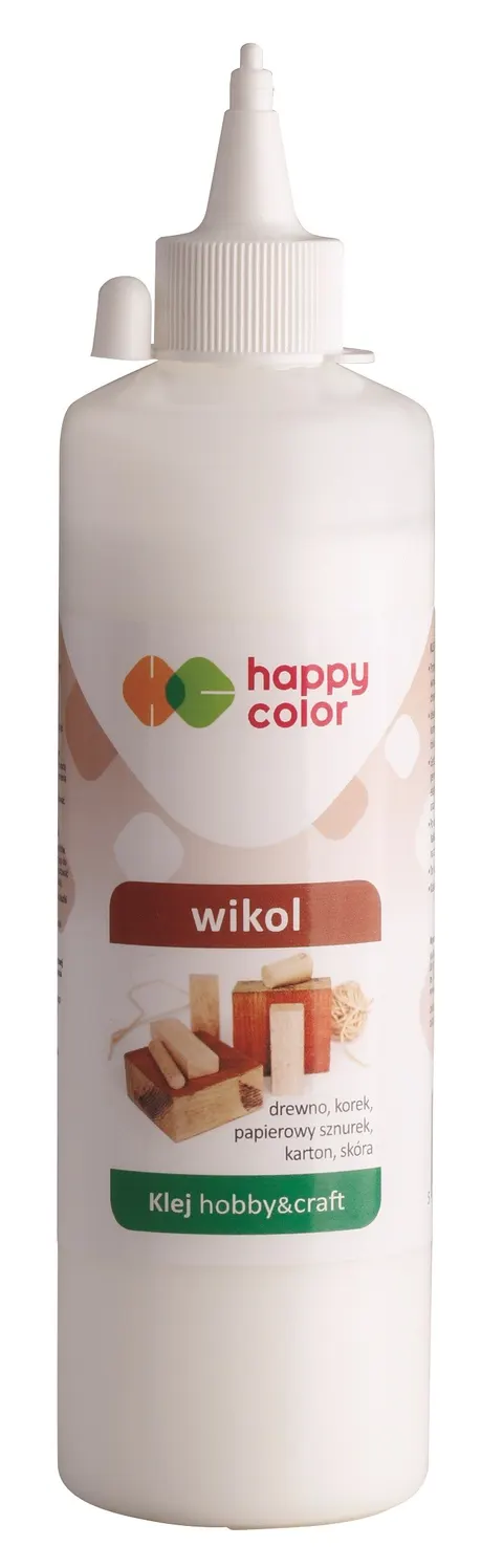 Klej Wikol premium, butelka 250g, Happy Color