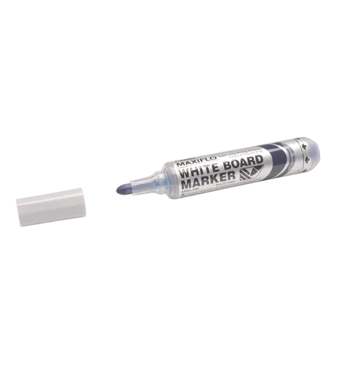 Marker suchościeralny z tłoczkiem okrągły 2,0-2,5mm PENTEL MAXIFLO MWL5M niebieski 1szt.