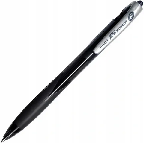 DŁUGOPIS REXGRIP F CZARNY AUTOMAT 0,7 MM PILOT