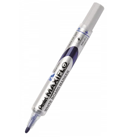 Marker suchościeralny z tłoczkiem MAXIFLO PENTEL MWL5S-C niebieski