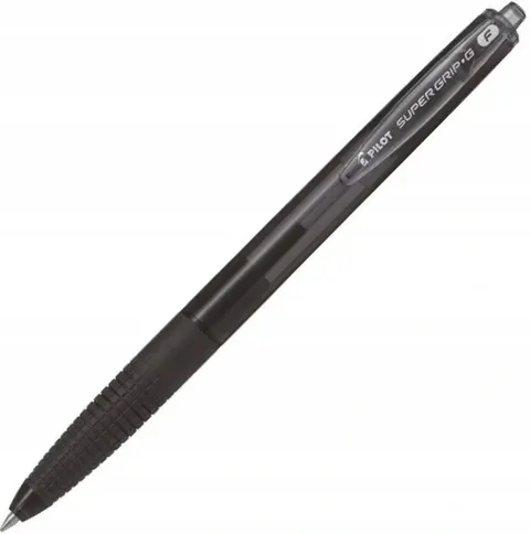 DŁUGOPIS AUTOMATYCZNY SUPER GRIP 0.7 CZARNY PILOT