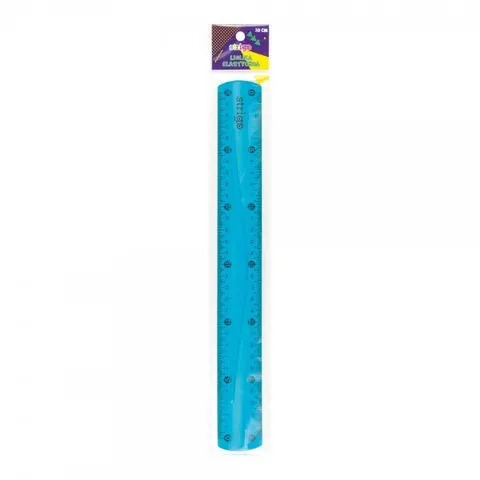 LINIJKA ELASTYCZNA 30 CM NIEBIESKA STRIGO