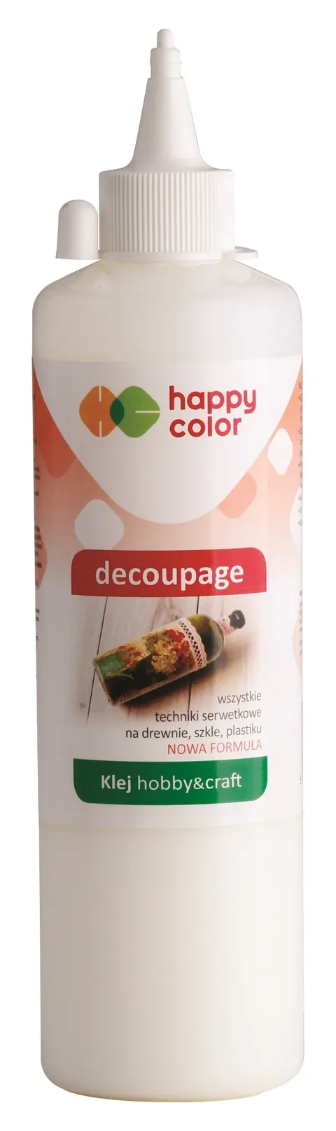 Klej do decoupage, butelka 250g, Happy Color