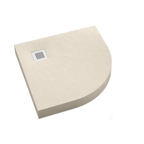 Schedpol New Horizons Cashmere Stone brodzik akrylowy 90x90x12 R55