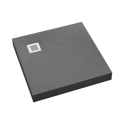 Schedpol New Horizons Grey Stone brodzik akrylowy 100x100x12
