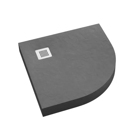Schedpol New Horizons Grey Stone brodzik akrylowy 90x90x12 R55