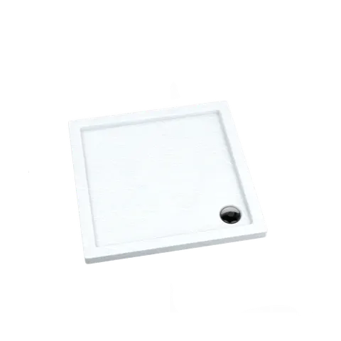 Schedpol Caspar White stone brodzik akrylowy 80x80x5