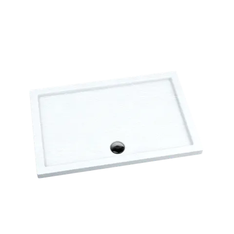 Schedpol Caspar White stone brodzik akrylowy 80x100x5