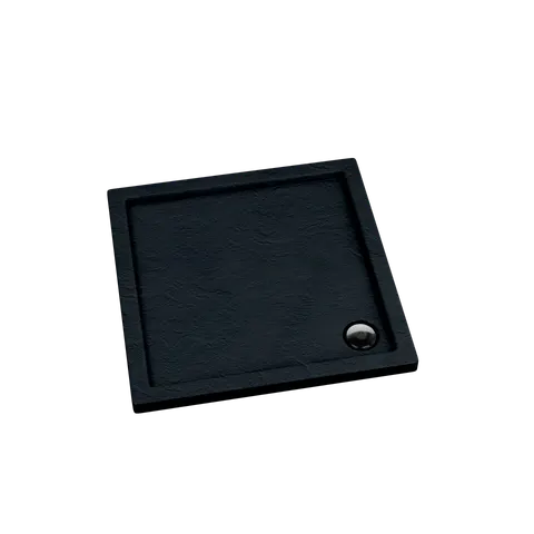 Schedpol Caspar Black Stone brodzik akrylowy 80x80x5