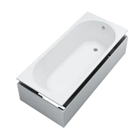 Schedline Artemis White Mat SET wanna prostokątna 180x80x57