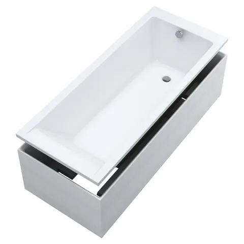 Schedline Milos White Mat SET wanna prostokątna 150x70x57