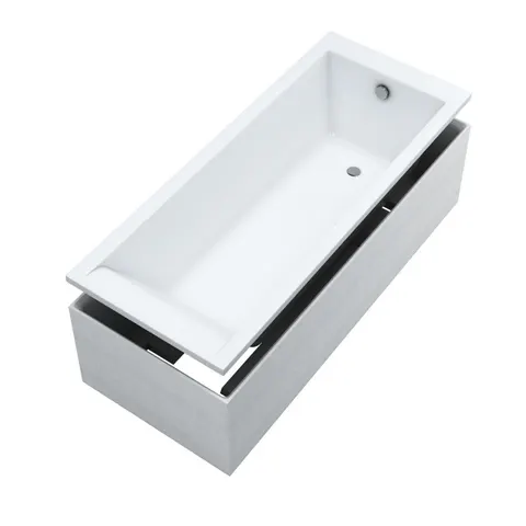 Schedline Maio White Mat SET wanna prostokątna 170x75x57