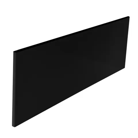 Schedline Panel wannowy Black Mat 160x2,5x55 cm