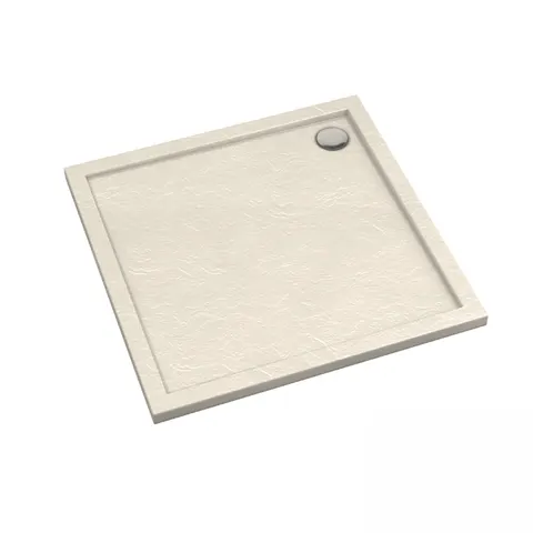 Schedline Sharper Cashmere Stone brodzik akrylowy 80x80x4,5