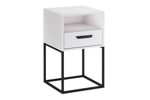 Comad Szafka nocna 40 cm z 1 szufladą biały navello white 61-40-1s1o