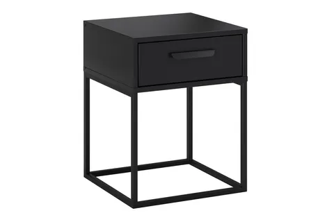 Comad Szafka nocna 40 cm 1 szuflada czarny navello black 61-40-1s