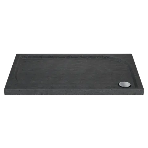 Wyprzedaż Schedpol Brodzik prostokątny Black Stone 80x100 cm niski