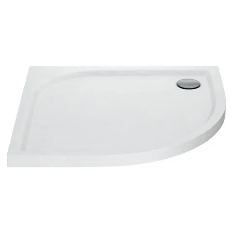 Wyprzedaż Schedpol Brodzik półokrągły White Stone 80x80x5 cm niski