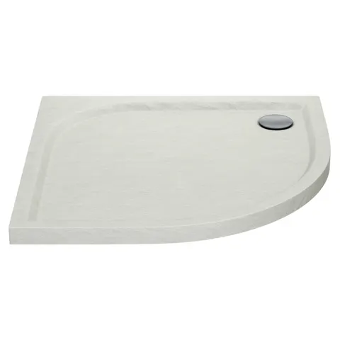 Wyprzedaż Schedpol Brodzik półokrągły Cement Stone 80x80x5 cm niski