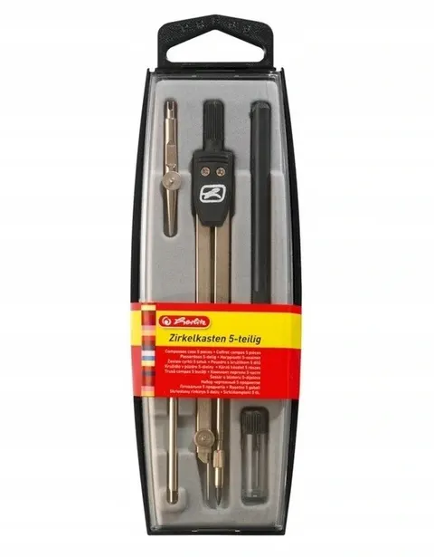 Cyrkiel 5-el.kpl,czarny 8710303, Herlitz