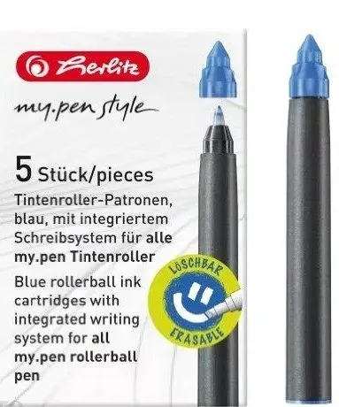 NABOJE DO PIÓRA KULKOWEGO MY.PEN 5 SZTUK HERLITZ