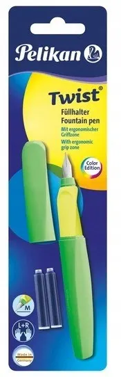 PIÓRO WIECZNE TWIST 457M GREEN+2N PELIKAN