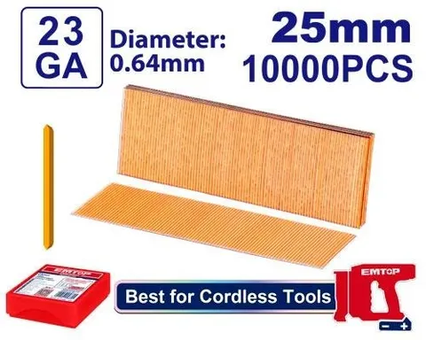 Sztyfty 25x0,64mm 10 000 szt. ENAL06825 EMTOP