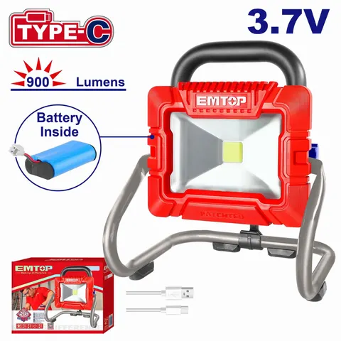 Przenośna lampa akumulatorowa 3,7V LED ELWL4415 EMTOP